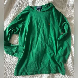 Polo Ralph Lauren Green Long Sleeve Tee